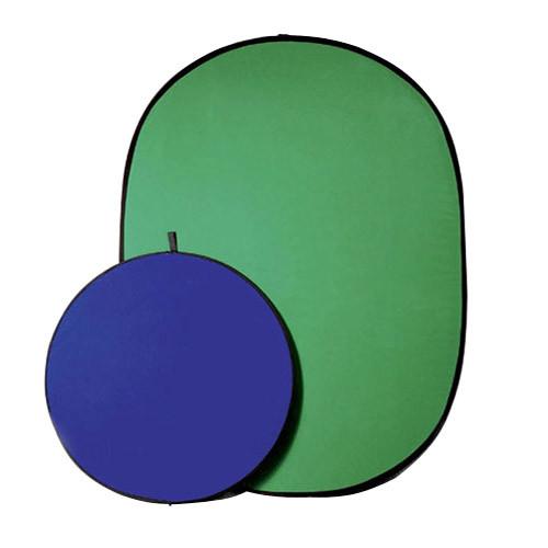 Collapsible Backdrop Double Sided – Chromakey Green/Blue 148 x 200cm ...